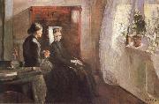Edvard Munch Mother and Daughter oil painting artist